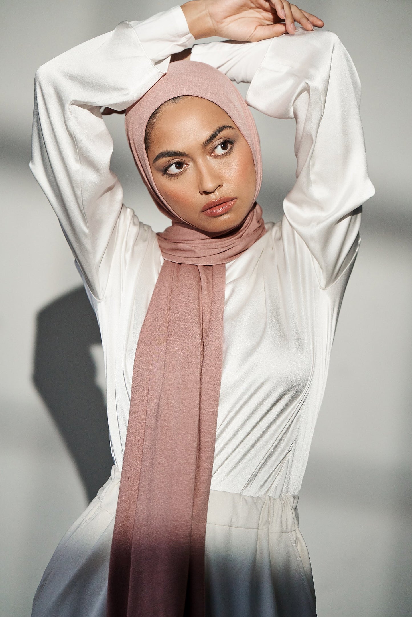 Premium Jersey Hijab - Rose Quartz