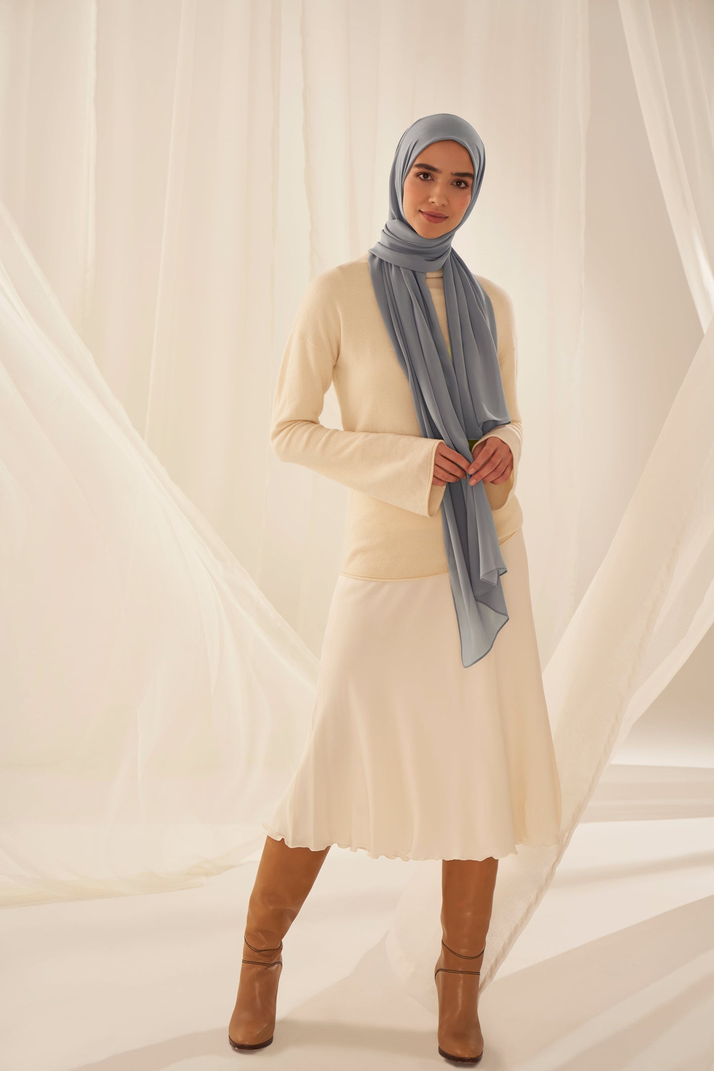 Everyday Chiffon Hijab - Graphite