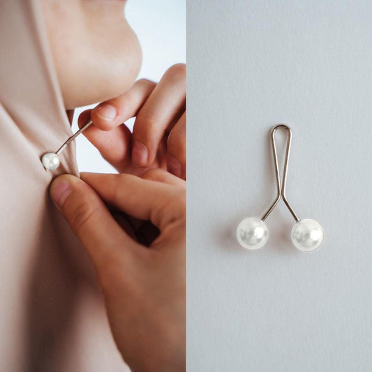 Turkish Hijab Pins White - Pack Of 6