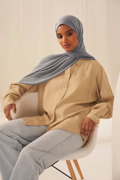 Everyday Chiffon Hijab - Graphite