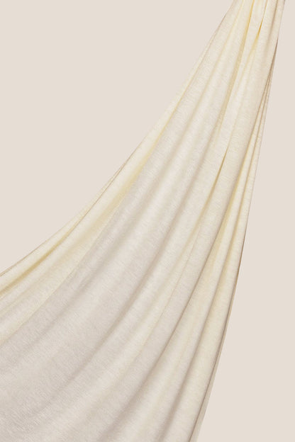 Premium Jersey Hijab - Ivory