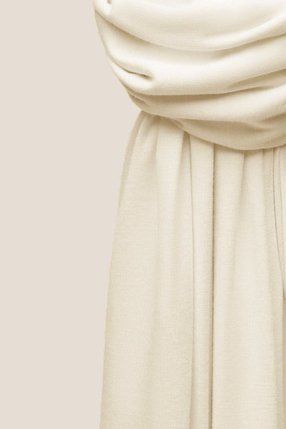 Premium Jersey Hijab - Ivory