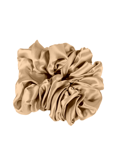 Silk Scrunchie in Cream