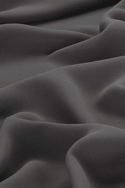 Everyday Chiffon Hijab - Gunmetal